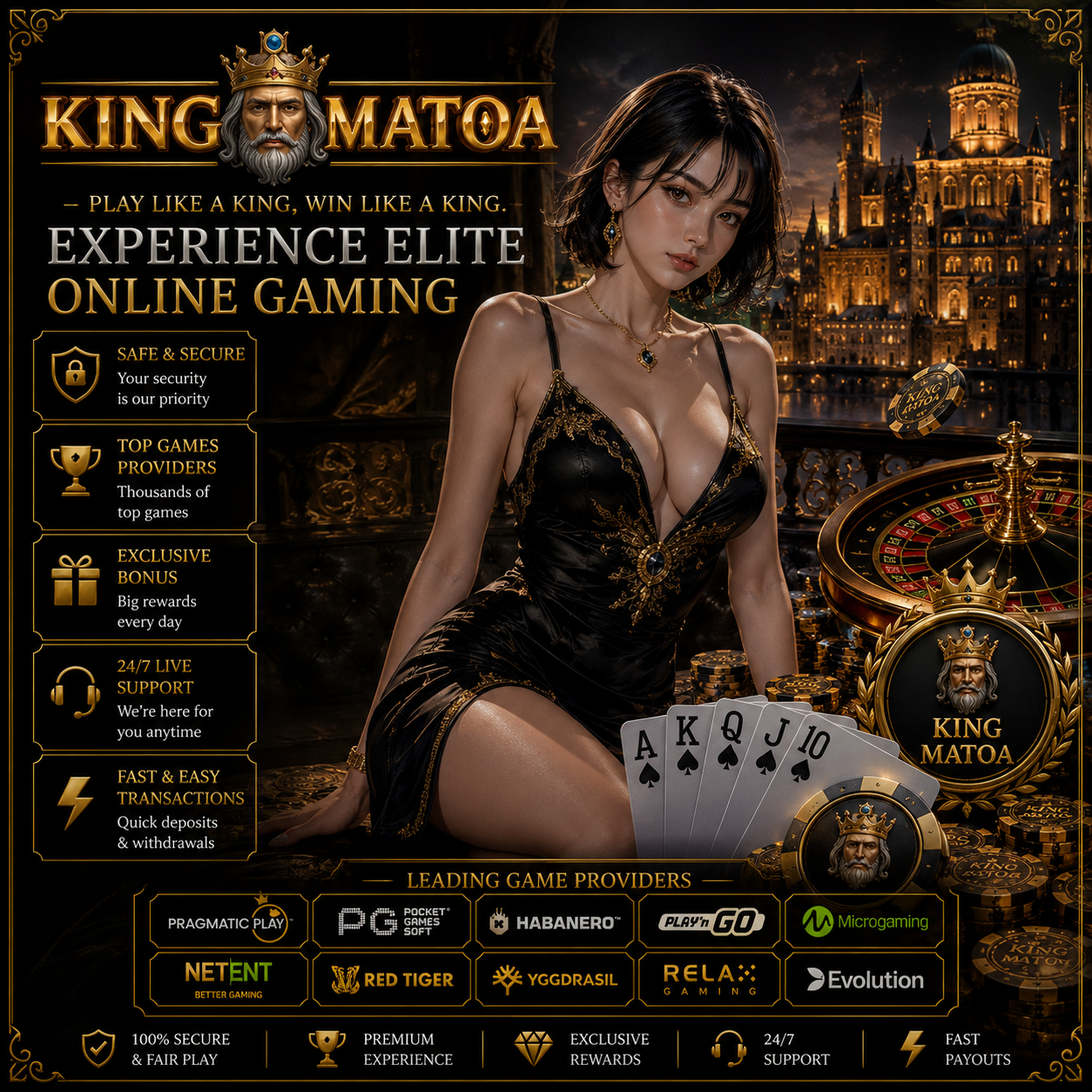 Kingmatoa - United Kingdom Online Slots & Casino Platform